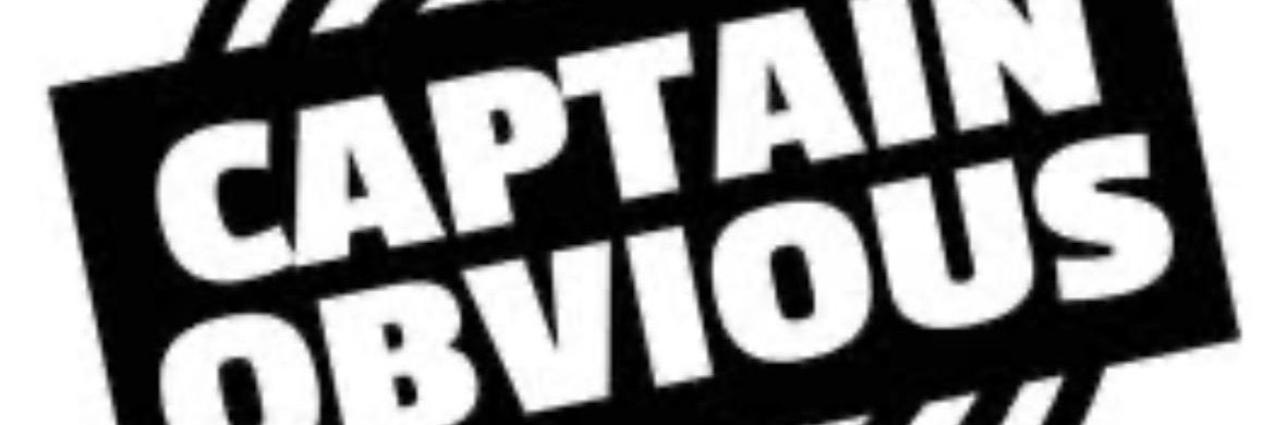 Captain Obvious banner