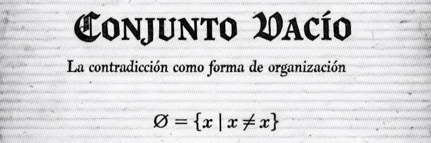 Conjunto Vacío banner