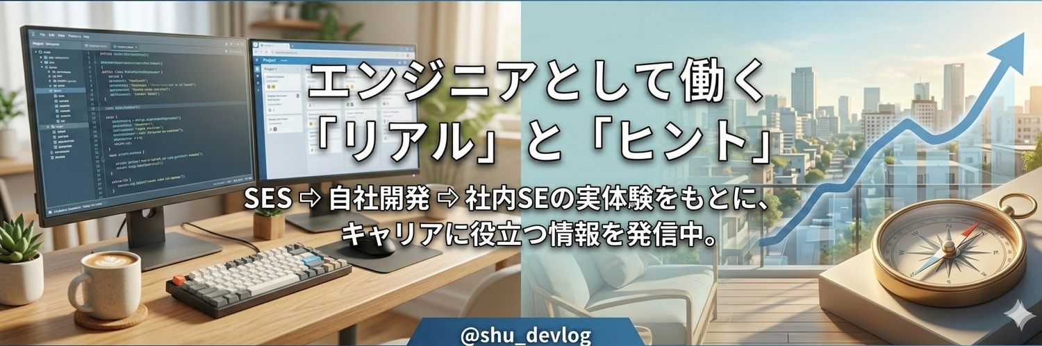 シュウ @ 社内SE banner