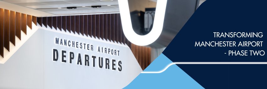Manchester Airport banner