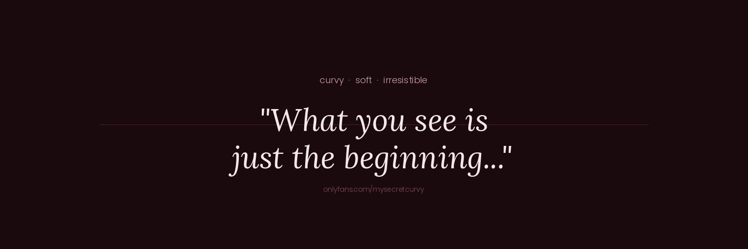 Mysecretcurvy banner