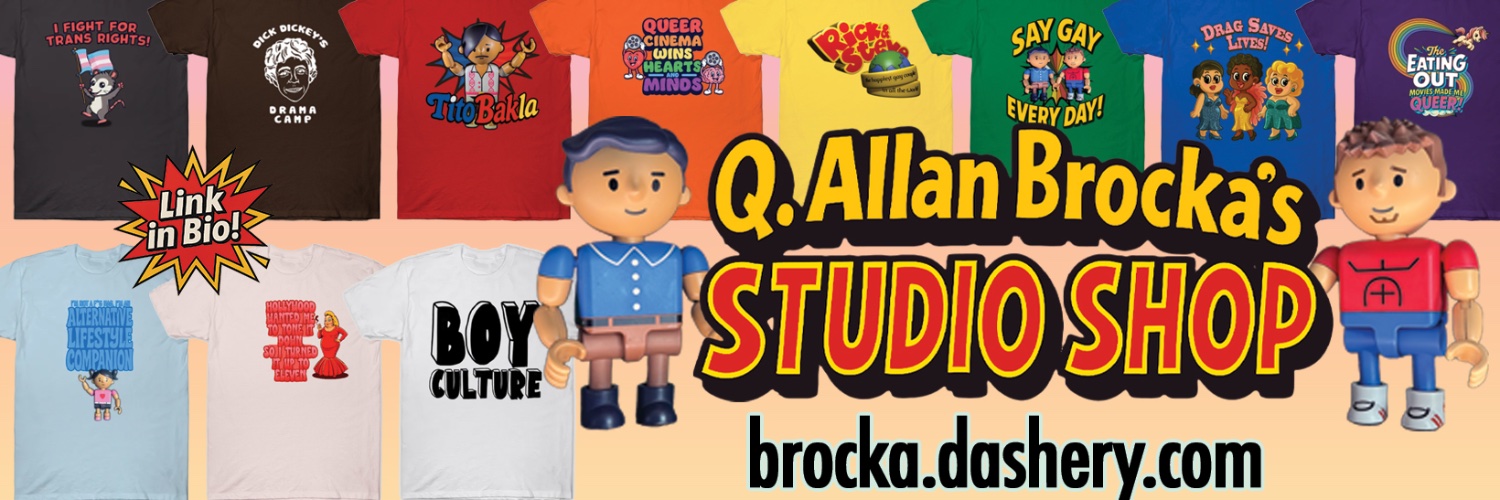 Q. Allan Brocka banner
