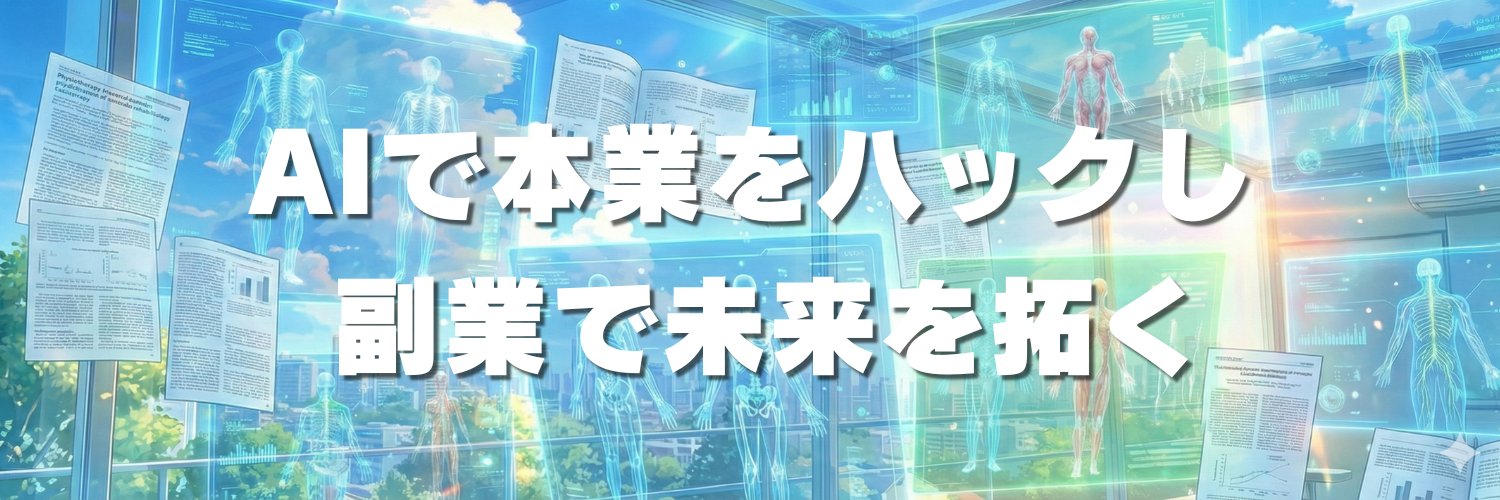 コバ｜理学療法士 × AI banner