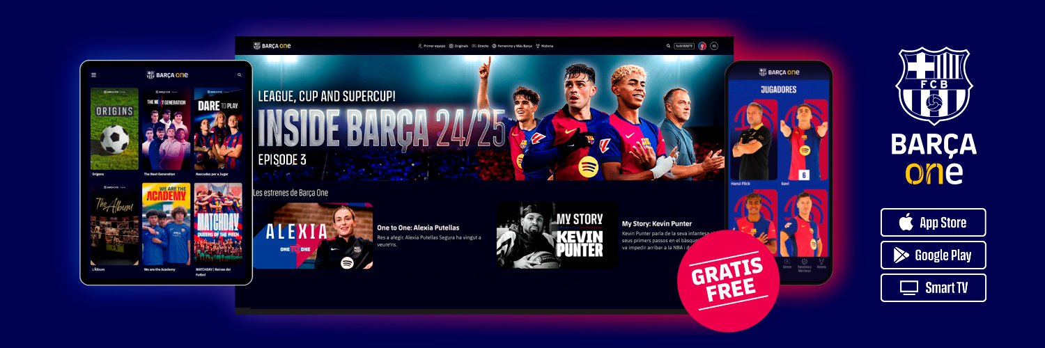 Barça One banner