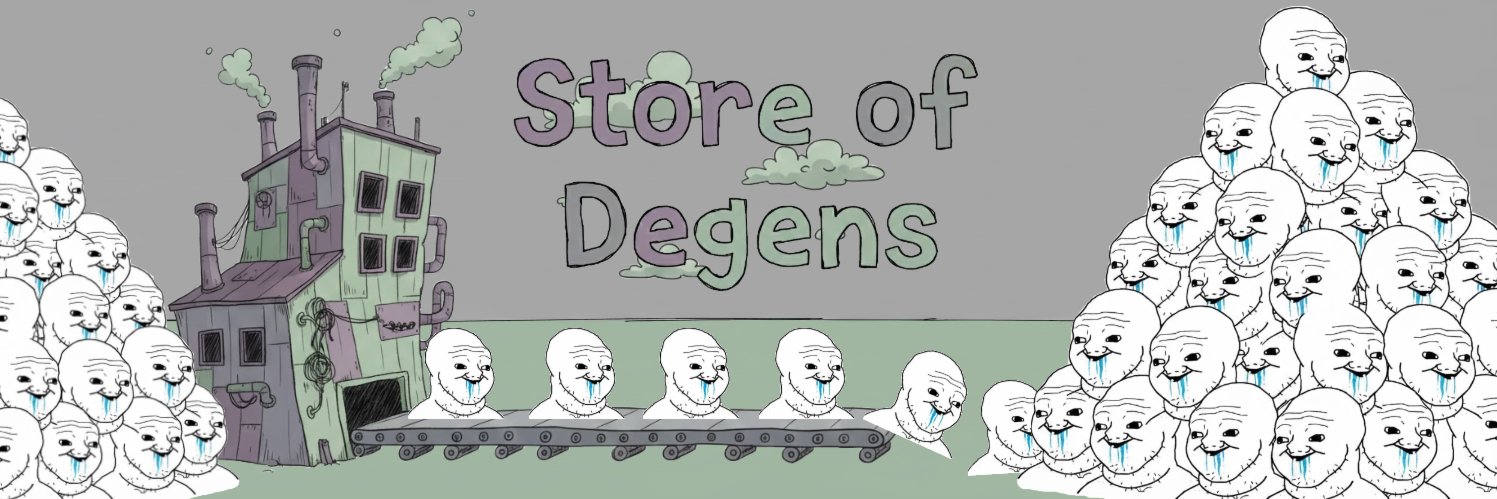 Store of Degens banner