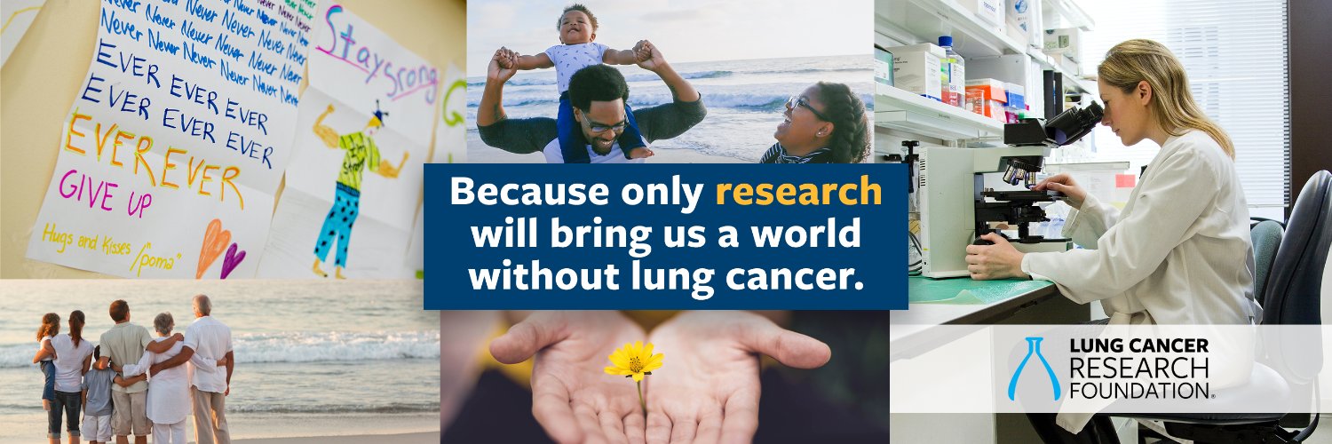 Lung Cancer Research Foundation's banner