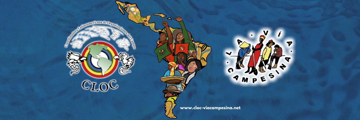 CLOC Vía Campesina banner