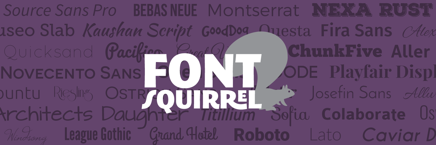 Font Squirrel banner