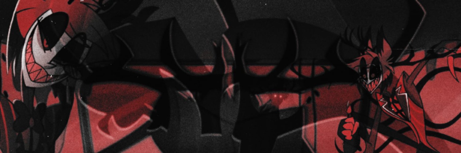 ́➺⛧𝚃𝙷𝙴 𝚁𝙰𝙳𝙸𝙾 𝙳𝙴𝙼𝙾𝙽༄ (hiatus) banner