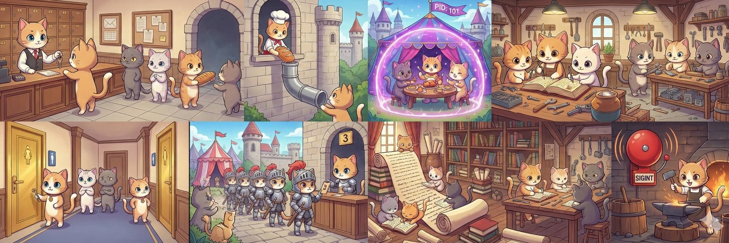 Purr Linux | Cute Cat linux visuals banner