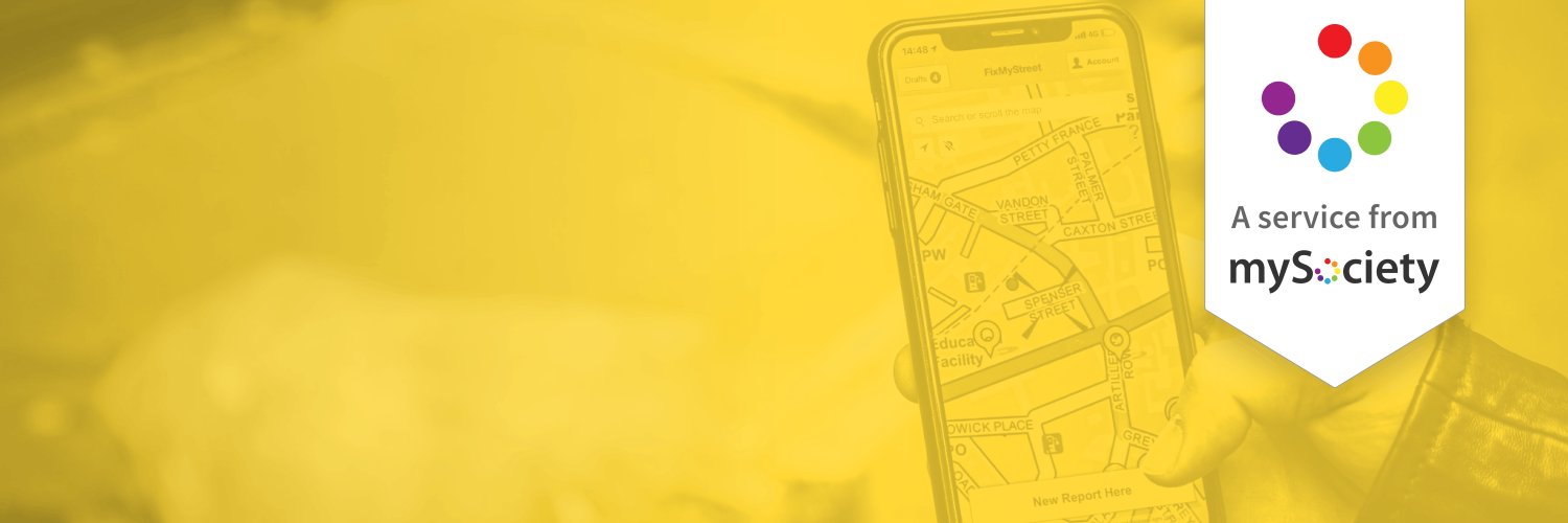 fixmystreet's profile banner image