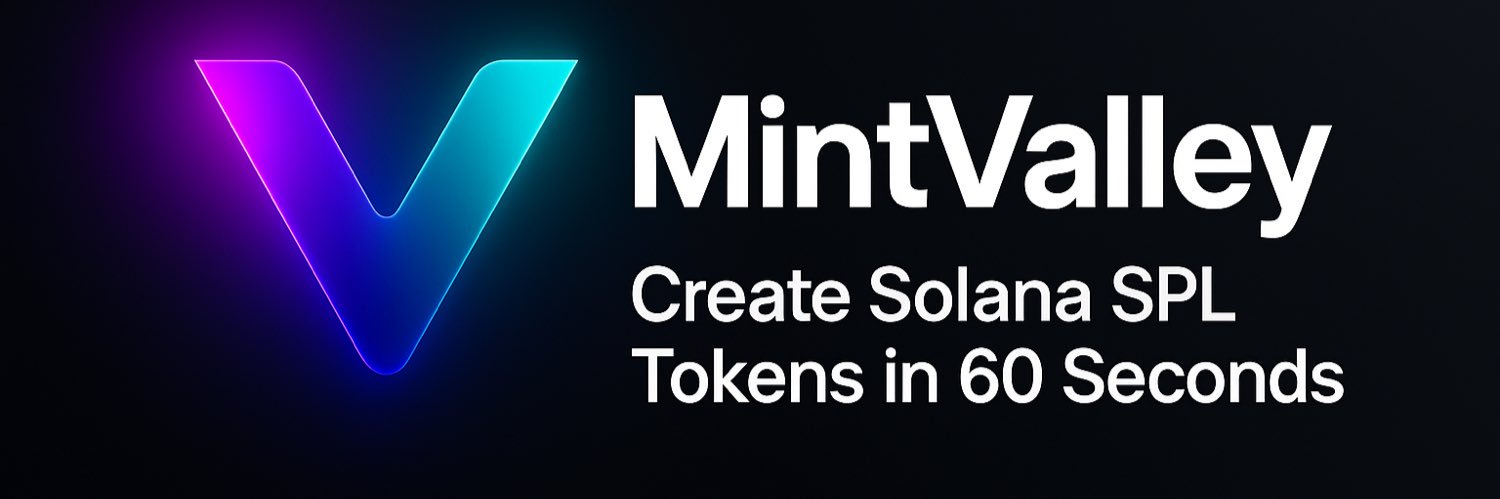 MintValley Solana Token Launcher 🏜️ banner