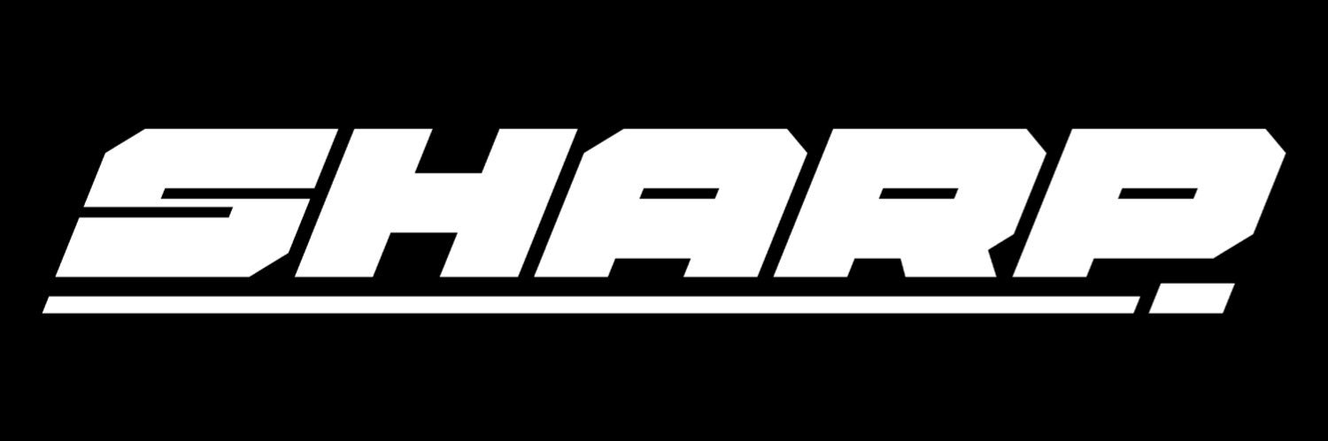 SHARP. banner