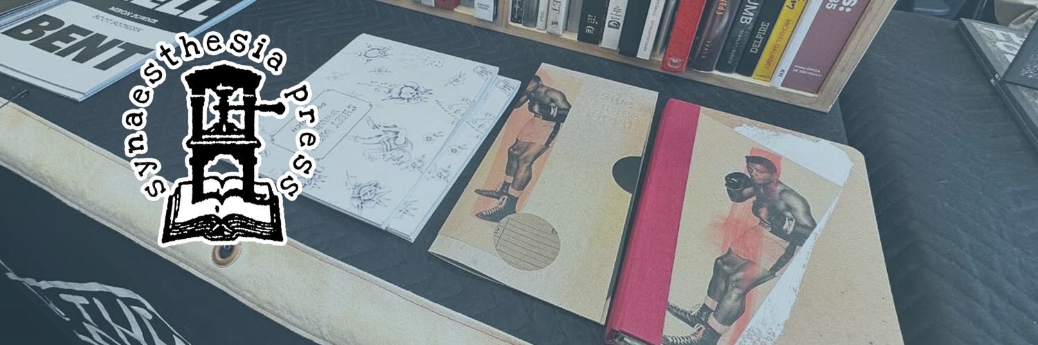 Jim Camp at the synaesthesia press banner