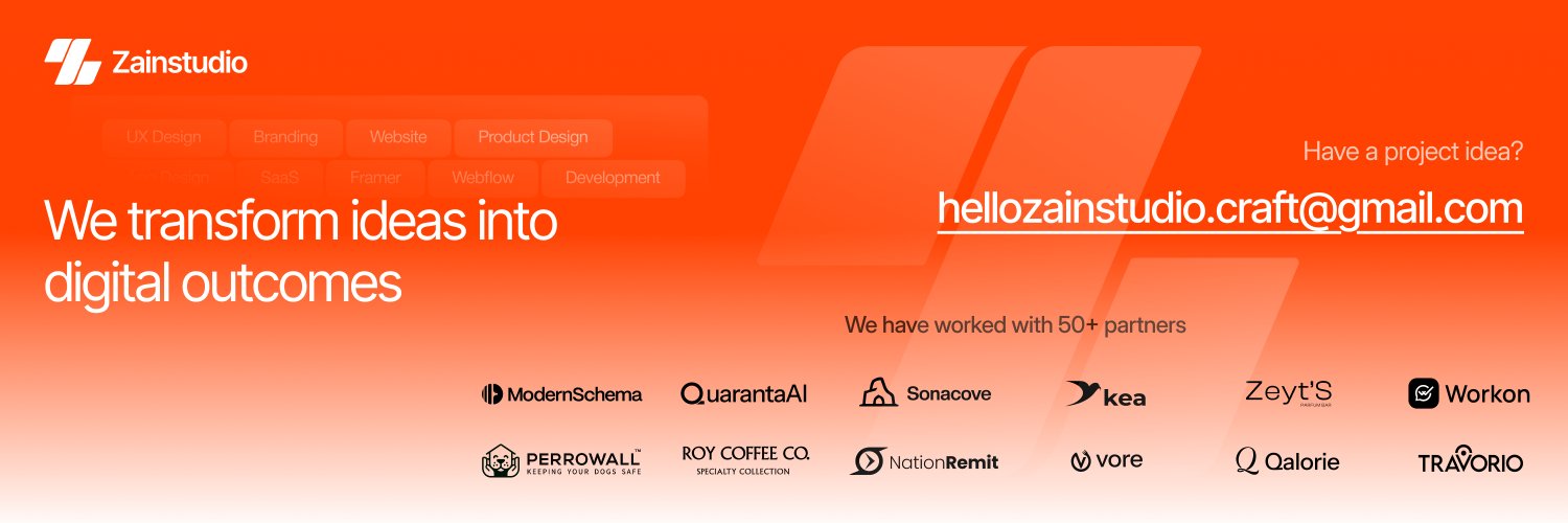 Zainstudio banner