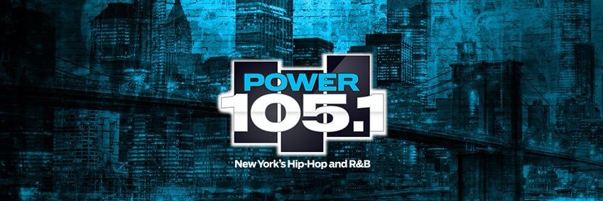 Power 105.1's banner