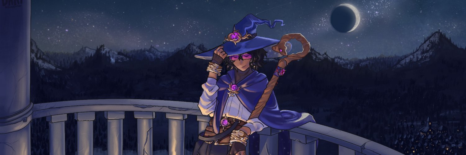 Leylynes🔮 mage vtuber banner