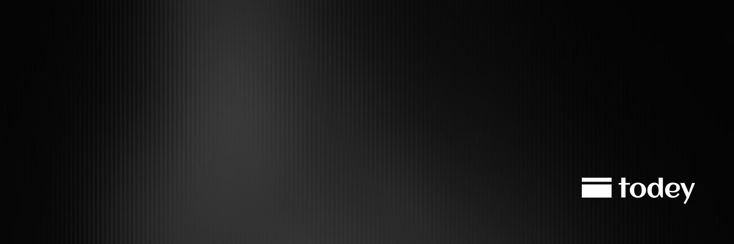 TODEY banner