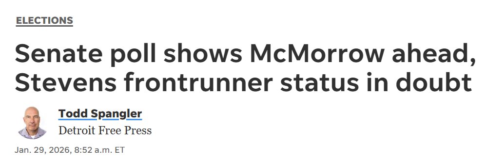 Mallory for MI Senate banner