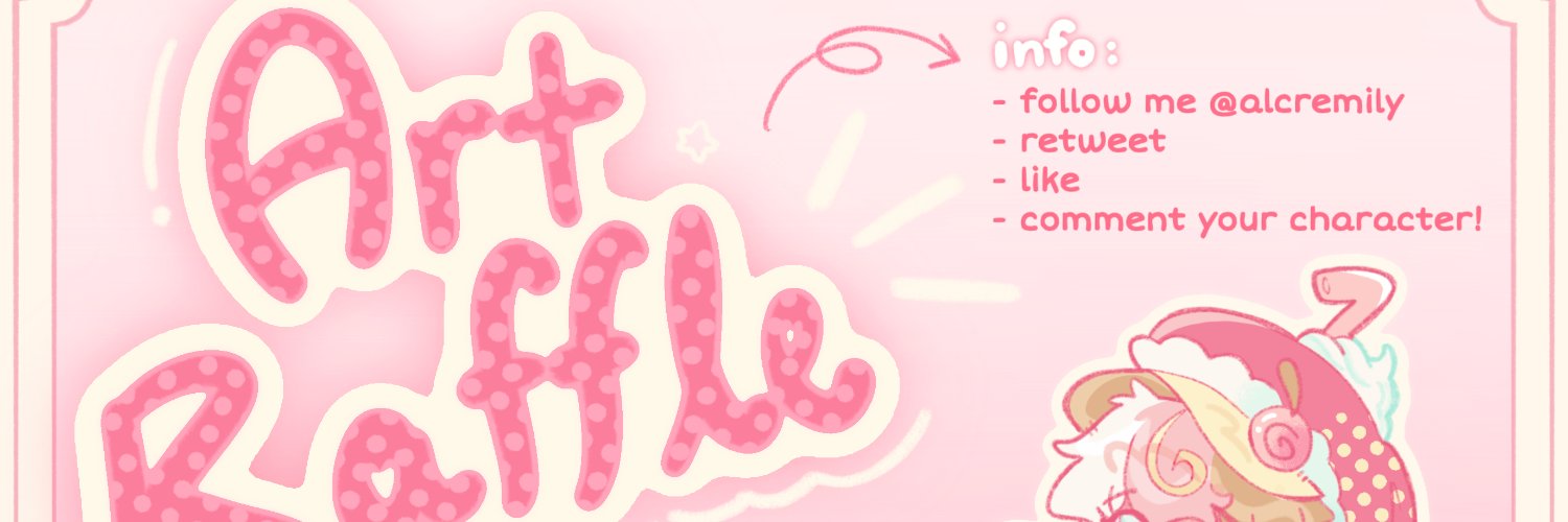 alcremily || 🌸 art raffle in pinned banner
