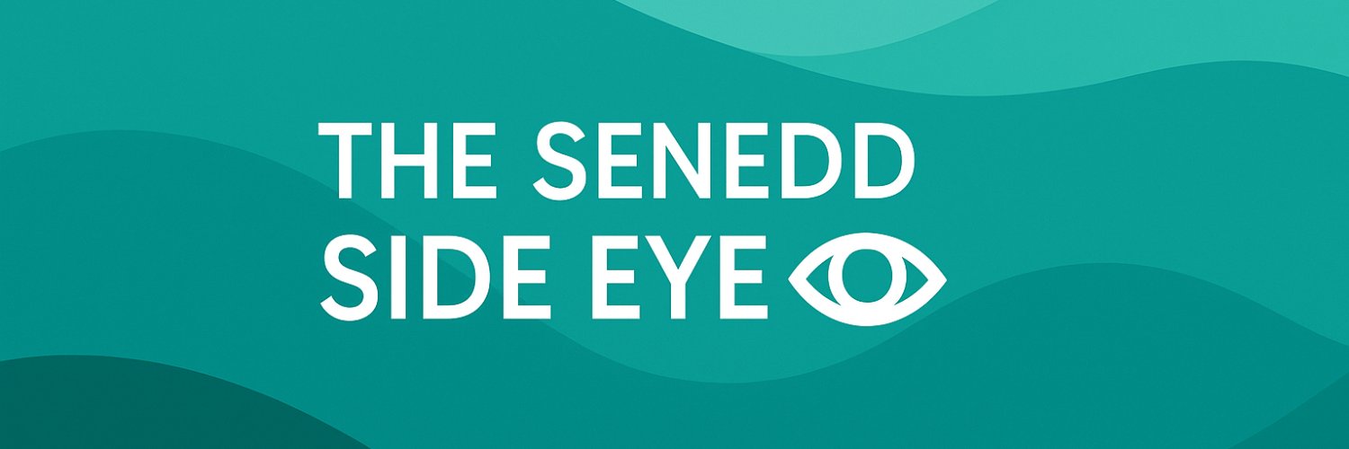 The Senedd Side Eye banner