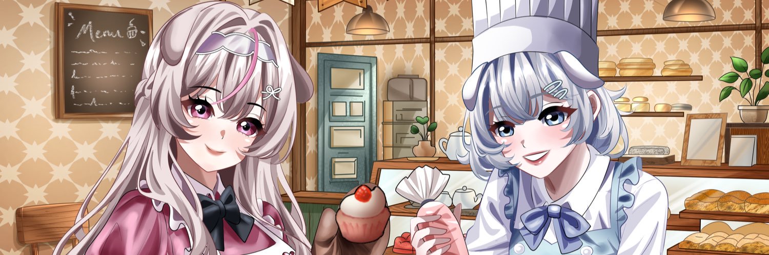 Mocha&Meri | M&MBakery | Vtuber Twin Sisters banner