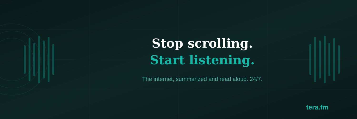 teradotfm's profile banner image