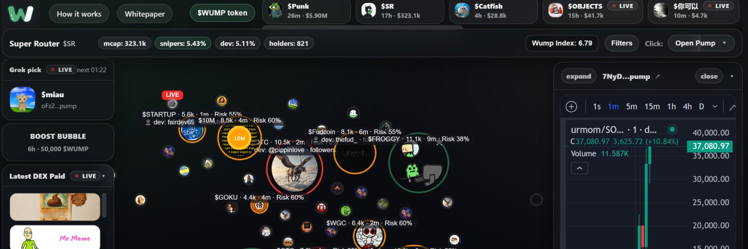 Wump.fun banner