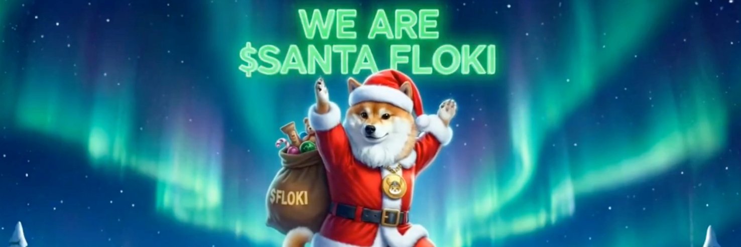 Floki Santa banner
