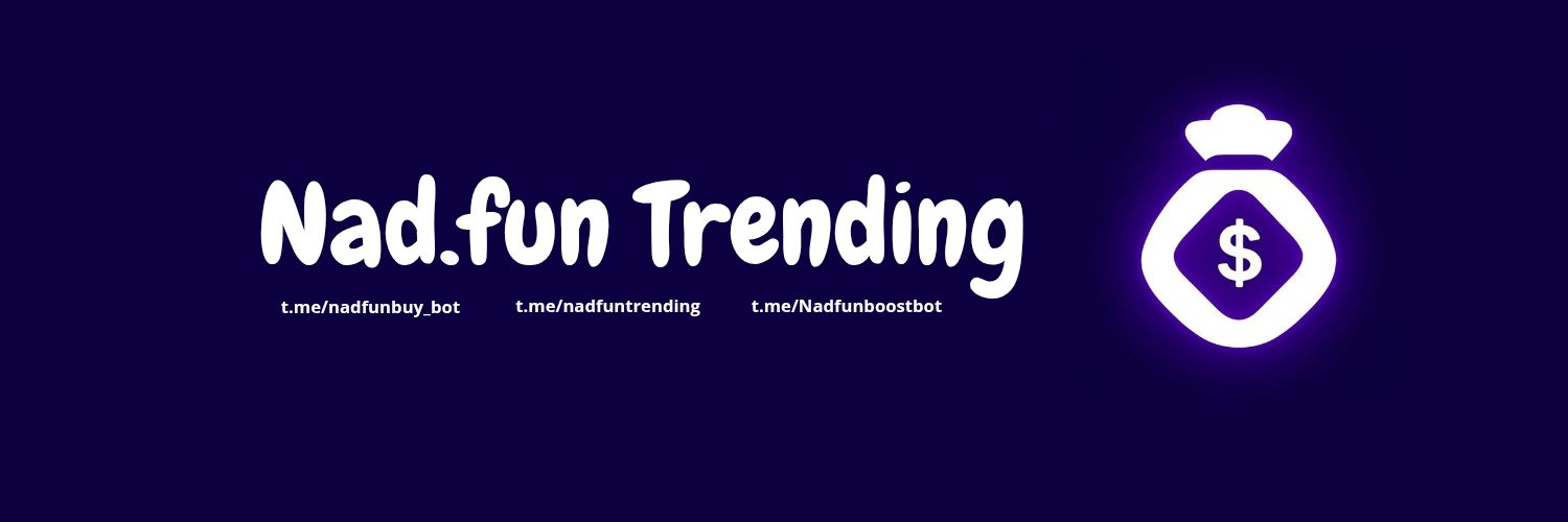 Nad.fun Trending banner