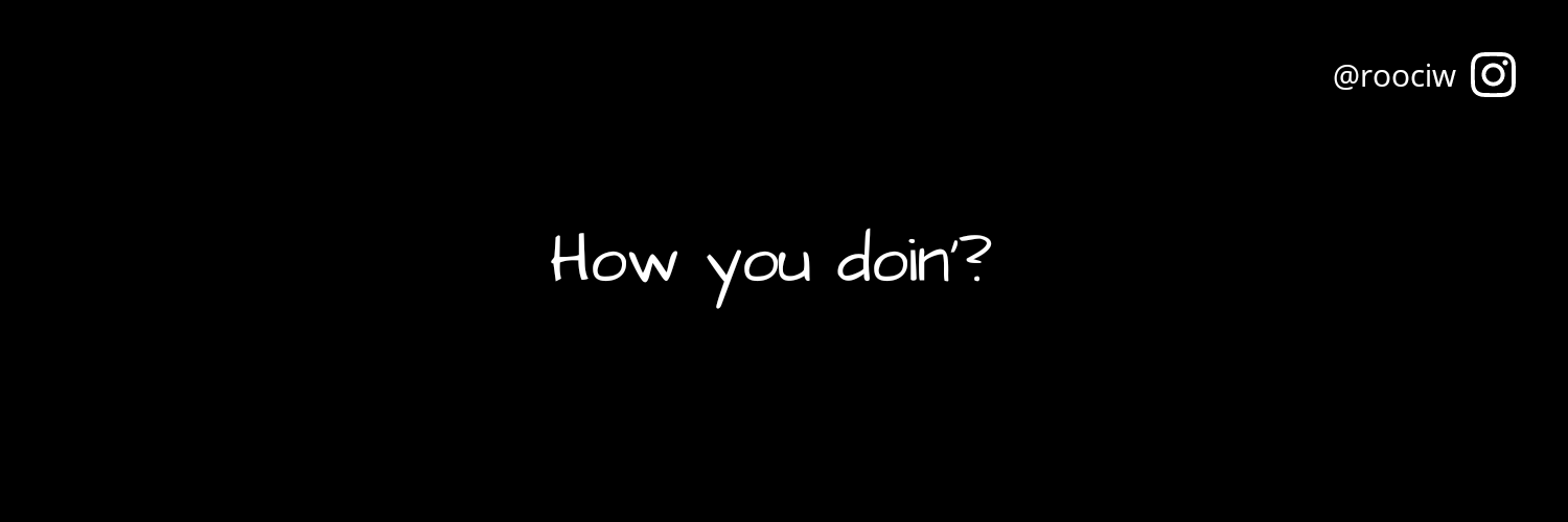 roociw's profile banner image