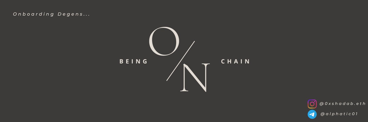 Being On Chain banner