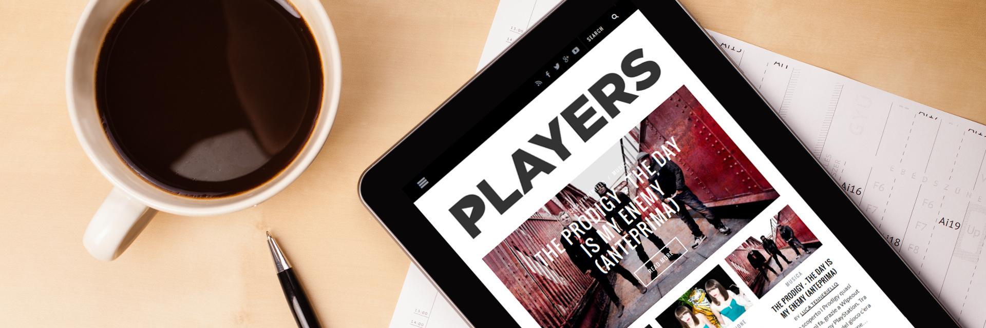 Players Magazine banner