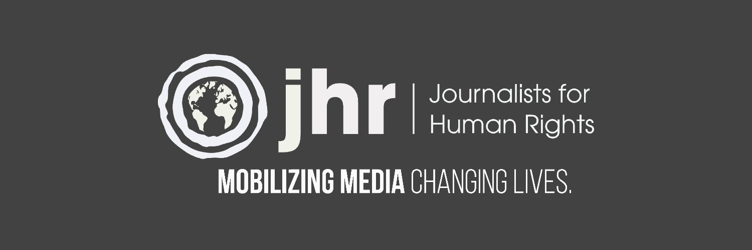 Journalists for Human Rights (JHR)'s banner