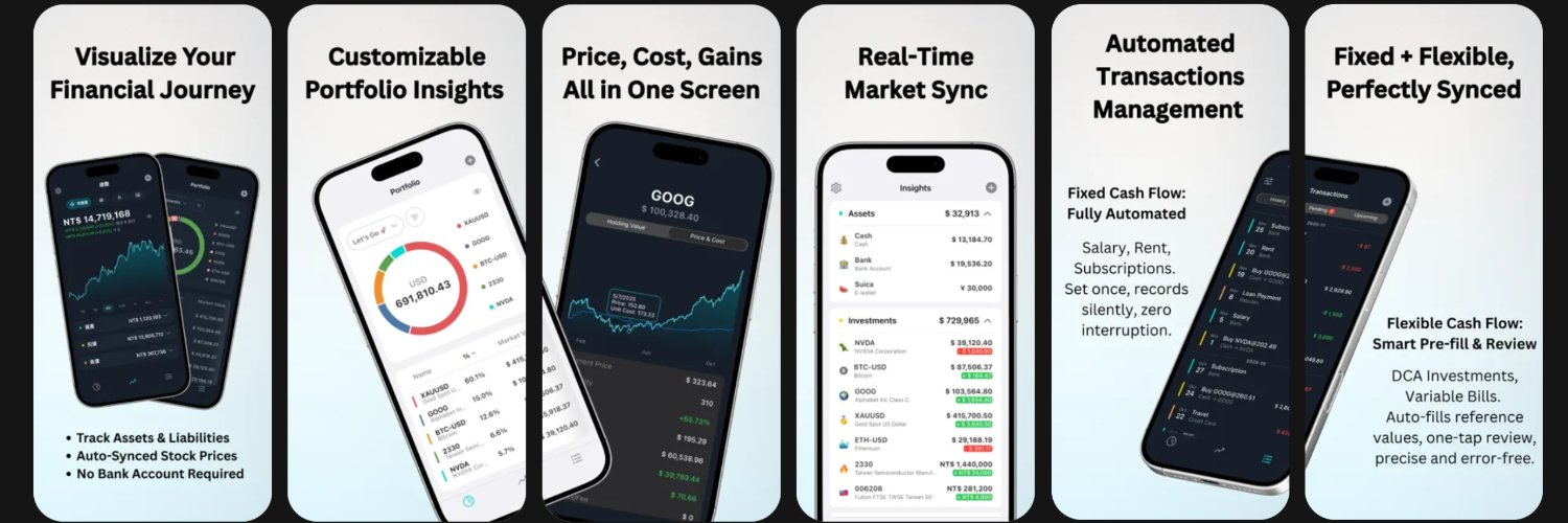 Synx - Net Worth Tracker banner