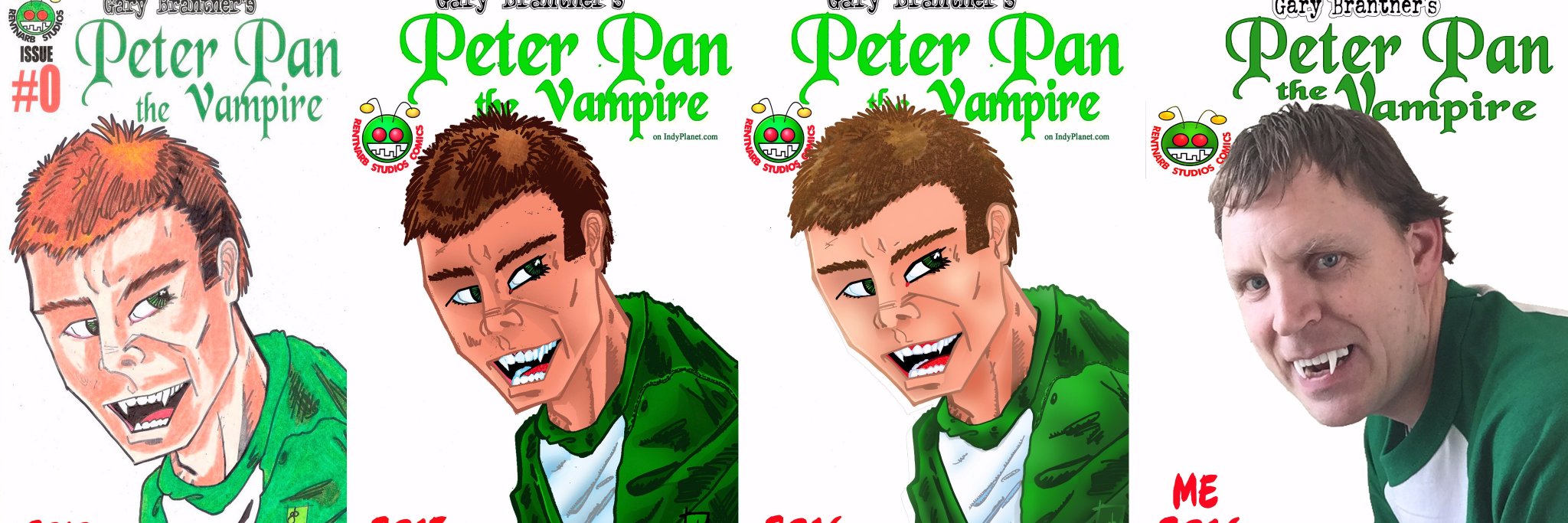 Gary Brantner of Rentnarb Studios Comics banner