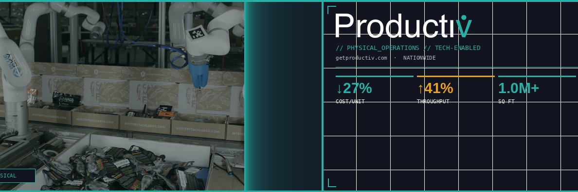 Productiv 3PL banner
