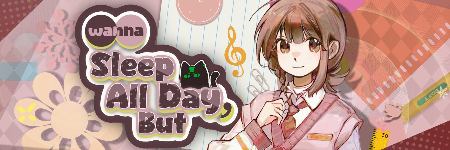 Wanna Sleep All Day, But 🎮 Wishlist On Steam🥳 banner