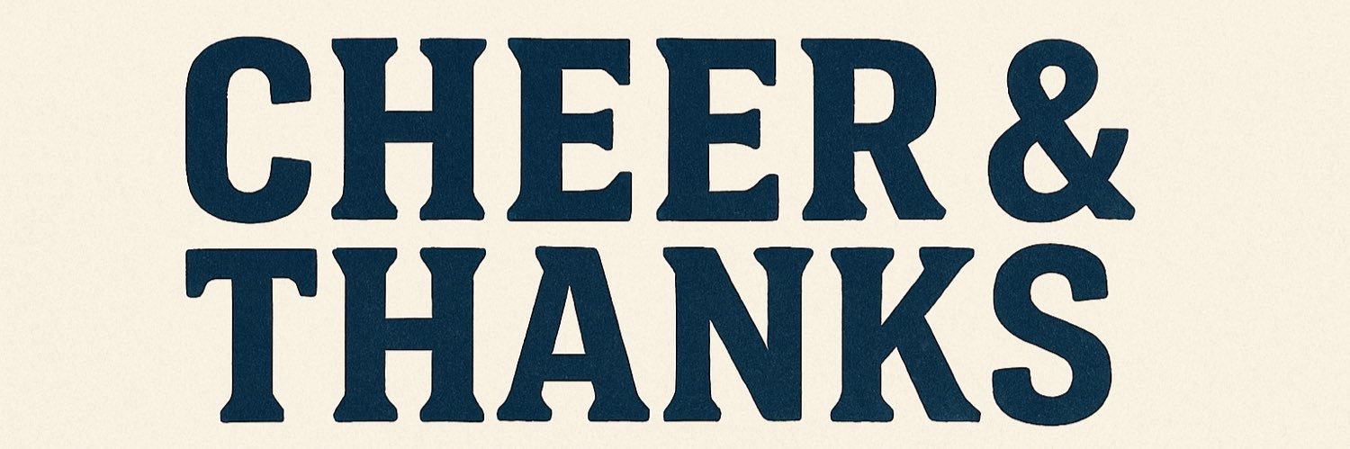 cheerandthanks's profile banner image
