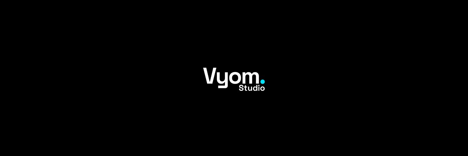 Vyom Studio banner