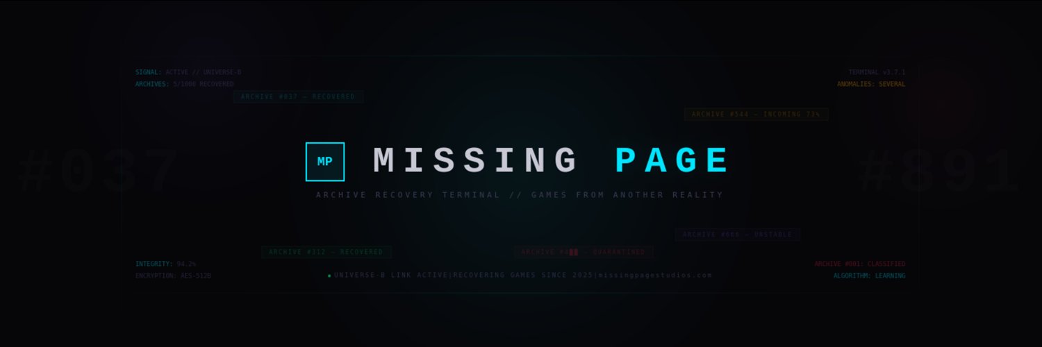 Missing Page Studios banner