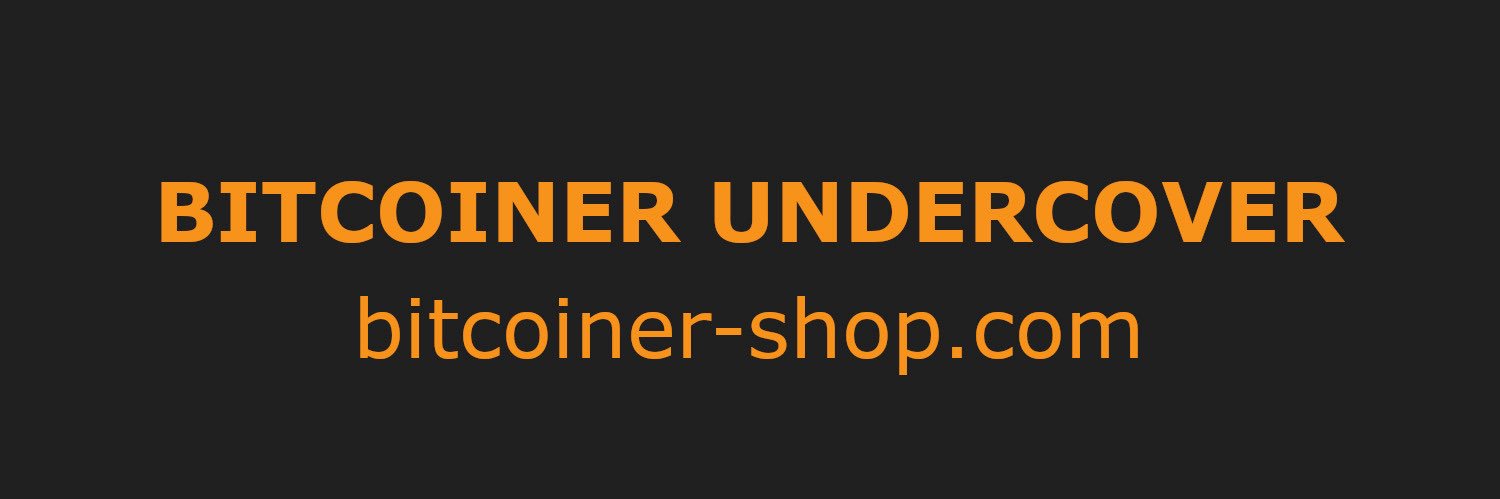 Bitcoiner Shop banner