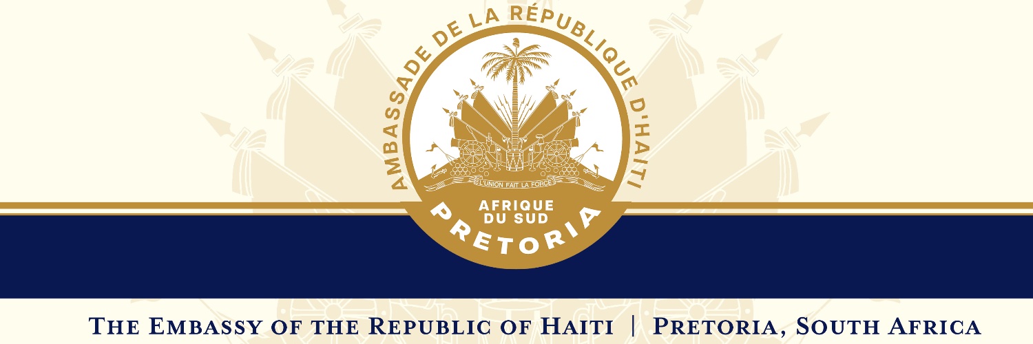 Embassy of the Republic of Haiti in South Africa banner