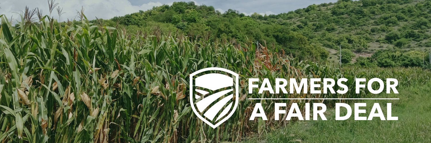 Farmers For A Fair Deal banner