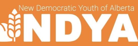 New Democratic Youth of Alberta banner
