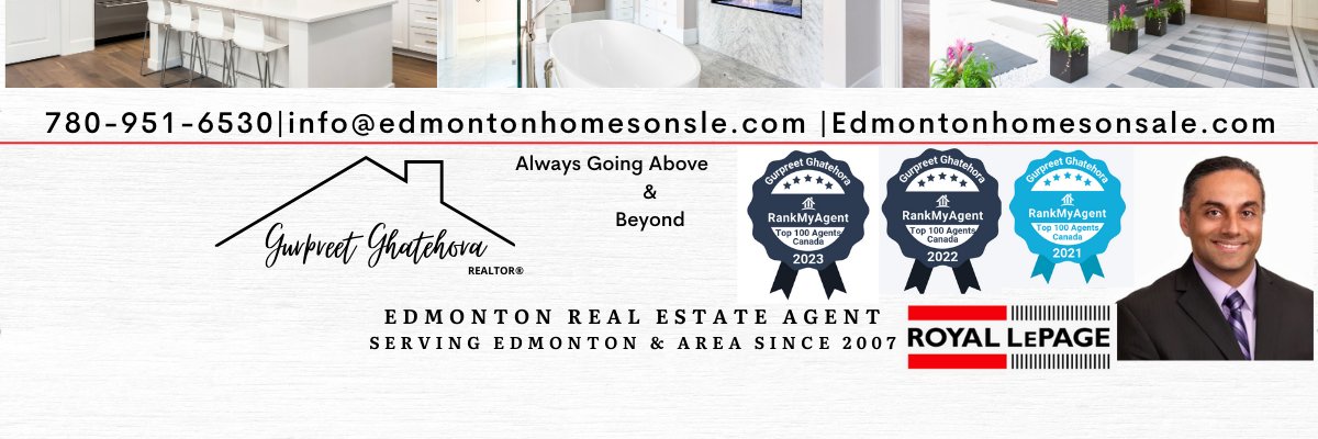 Gurpreet Ghatehora Edmonton Real Estate Agent banner