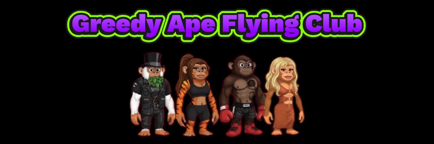 Greedy Ape Flying Club banner