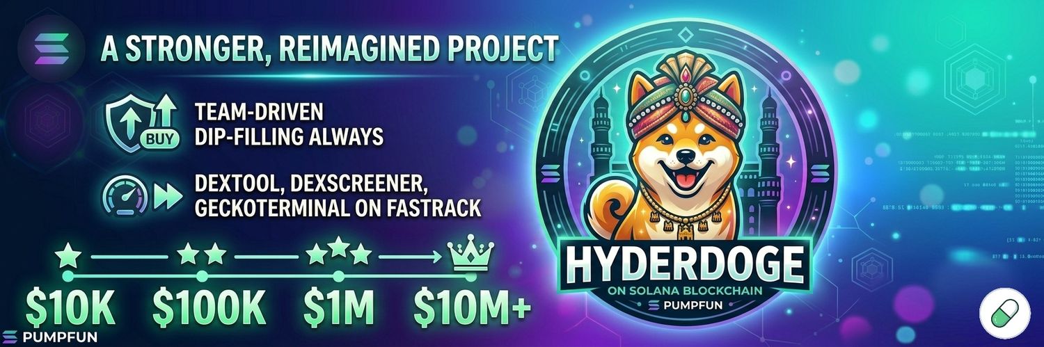 HyderDoge (Solana) banner