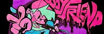 Boyfriend FNF guy banner