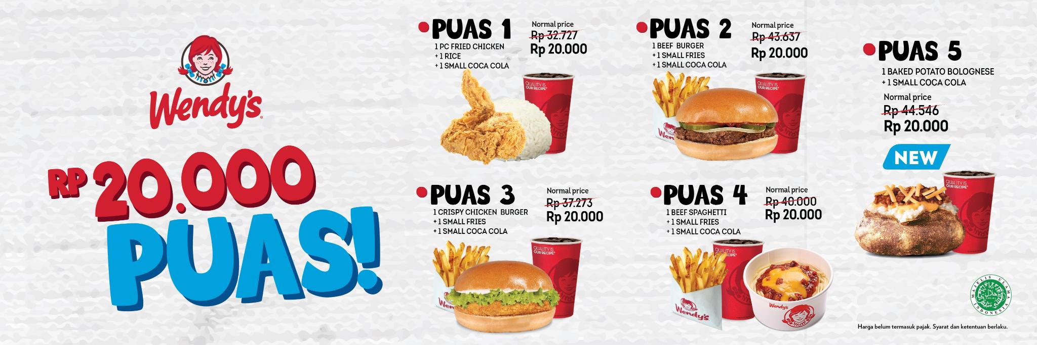 Wendy's Indonesia banner